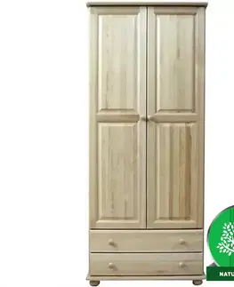Šatníkové skrine Skriňa 85 cm borovice