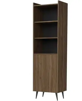Vitríny v podkrovnom štýle Vitrína Ademo 1 orech