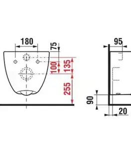 Záchody JIKA - Mio Závesné WC, Rimless, biela H8207140000001