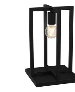Lampy  Stolná lampa ARNOLD 1xE27/60W/230V čierna MLP8565