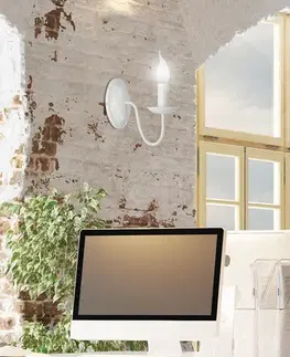 Nástenné svetlá Nástenná lampa 1X40W E14 krémová BELLAGIO - POSLEDNÝ KUS