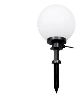 Záhradné lampy BRILAGI - Vonkajšia lampa HARBOR 1xE27/40W/230V 20 cm IP44 čierna/biela BRZGD001-B200/CR/D1