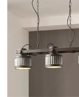 Svietidlá Eglo 43447 - Luster na reťazi TURROCK 3xE27/28W/230V 43447
