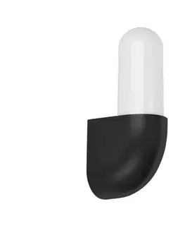 Svietidlá  Vonkajšie nástenné svietidlo GYNURA 1xGU10/35W/230V IP65 čierna 21-32232
