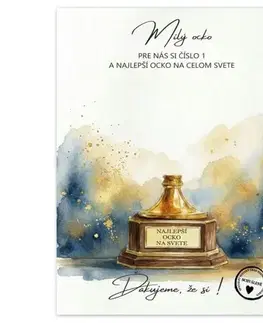Tabuľky s venovaním (darčeky) Darček ku Dňu otcov, ktorý bude jediný na svete - Bestseller roka 2026. Doručíme do 24 hodín.