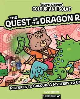 Nalepovačky, vystrihovačky, skladačky Colour and Solve: The Quest of the Dragon Rider - Lucy Quinn