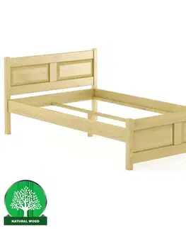 Drevené postele Posteľ buková LK109–120x200 cm prírodná