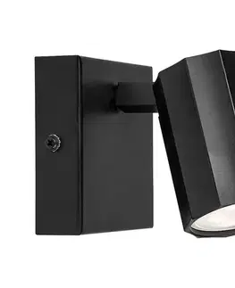 Svietidlá Rabalux 73023 - Nástenné bodové svietidlo ROGELIO 1xGU10/5W/230V čierna 73023