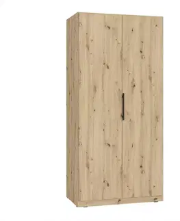 Šatníkové skrine Skriňa Cadixo cdxs82-d78 dub artisan