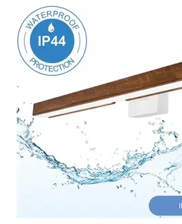 Svietidlá BRILAGI-LED Kúpeľňové osvetlenie zrkadla WOODY MIRROR LED/12W/230V IP44 dub/biela 8590828607502