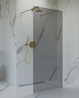 Sprchové dvere Sprchová zástena Walk-in 140 cm SAT vo farbe profilu zlatá SATBWI140KSZAVZ SATBWI140KSZAVZ