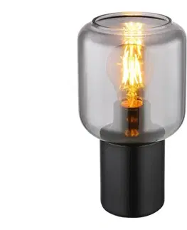 Lampy Globo 21004S - Stolná lampa NINJO 1xE27/40W/230V čierna 21004S