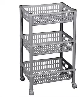 Kúpeľňové doplnky Trolley Jumbo Eco 3 - poličkový regál