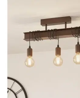Svietidlá Eglo 43522 - Prisadený luster TOWNSHEND 3xE27/60W/230V 43522