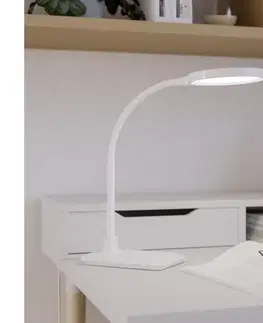 Lampy Eglo 902178 - LED stmievateľná stolná lampa LAURO LED/5,5W/230V 2700/4000/6500K biela 902178