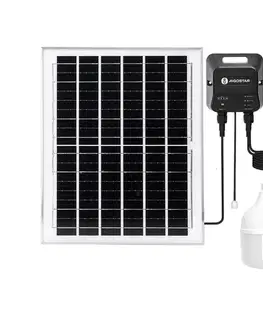 Svietidlá  B.V.  - LED solárny luster 2xLED/70W/12V 12000 mAh 6500K pr. 12 cm B1020134Q
