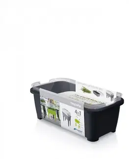 Pareniská NABBI DREP770 plastové parenisko na nožičkách 77 cm antracit