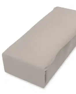 Bytový textil Plachta jersey s gumičkou 140x200 sivá