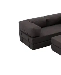 Sedacie súpravy Rohová sedacia súprava / Rohová pohovka Comfort Mini - Anthracite
