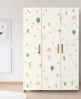 Šatňové skrine Šatníková skriňa Leva Hedera Jungle