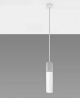 Lampy nad stôl do jedálne Závesná lampa Pennala 1 biela