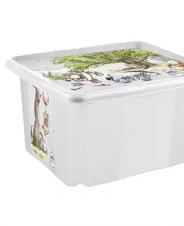 Vybavenie a dekorácie bytu Otočný box s krytom 45l