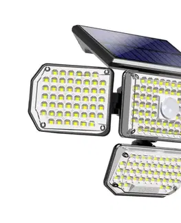 Svietidlá  08499L - LED Solárne nástenné svietidlo so senzorom LED/5W/5,5V IP44 08499L