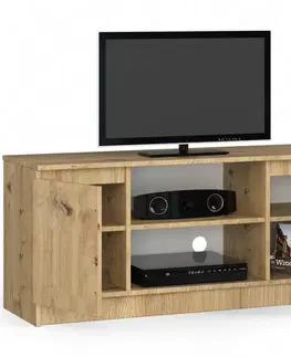 TV stolíky Moderný TV stolík ROMANA120, dub Artisan