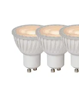 Žiarovky SADA 3x LED Stmievateľná žiarovka MR16 GU10/5W/230V 3000K - Lucide 49006/15/31 49006/15/31