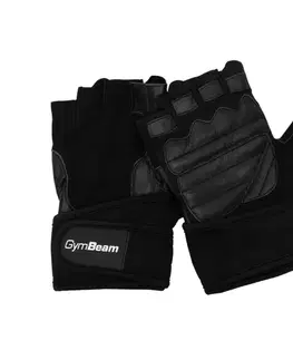 Rukavice na cvičenie GymBeam Fitness rukavice Pro WristWraps Black  S