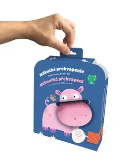 Leporelá, krabičky, puzzle knihy Měkoučké překvapení Hrošík/Mäkučké prekvapenie Hrošík