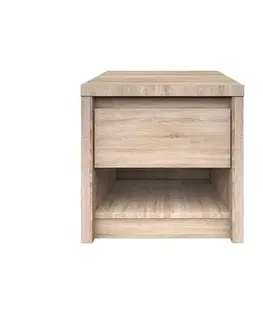 Nočné stolíky KONDELA Norty Typ 13 nočný stolík dub sonoma