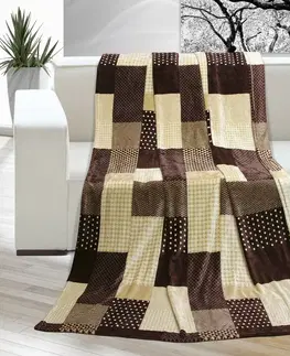 Prikrývky Bellatex Deka Kemping PLUS Kocka, 150 x 200 cm