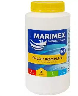 Flokulanty i koagulanty do bazénu Bazénová chémia Aquamar Komplex 5v1 1,6 kg