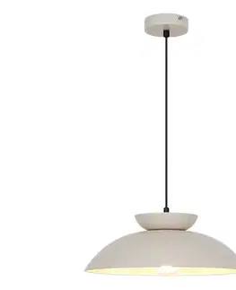 Svietidlá Viokef Lighting Závesný luster na lanku SUPERB 1xE27/40W/230V béžový 4338500