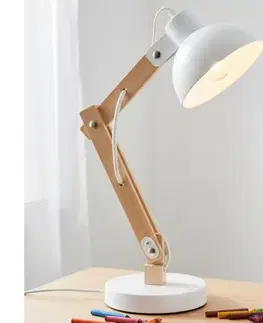 Lampy Brilagi - Stolná lampa FOCUS 1xE27/40W/230V biela 21502-BRI