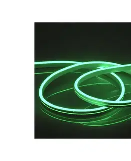 LED osvetlenie  LED Pásik NEON 5 m LED/23W/12V IP65 zelená 315076
