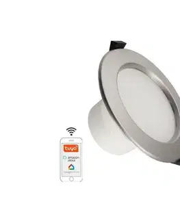 Svietidlá  LED Stmievateľné kúpeľňové svietidlo LED/10W/230V 3000K-6500K Wi-Fi Tuya IP44 LDL164/SW