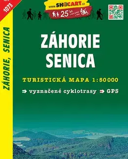 Voda, lyže, cyklo Záhorie, Senica TM 1073 1:50 tis - Kolektív autorov