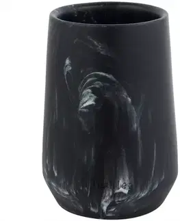 Kúpeľňové doplnky Hrnček BAZALT čierna cst-1764 99