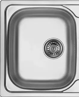 Kuchynské drezy DEANTE DEANTE - Soul nerez satin - Nerezový drez, 1 - bowl s odkvapkávačom ZEO_011A