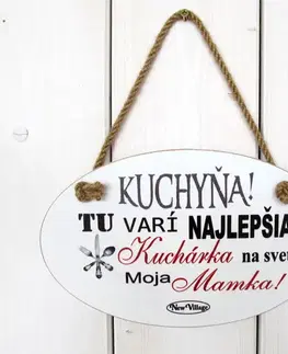 Bytové dekorácie (ostatné) MAKRO - Dekorácia závesná drevo