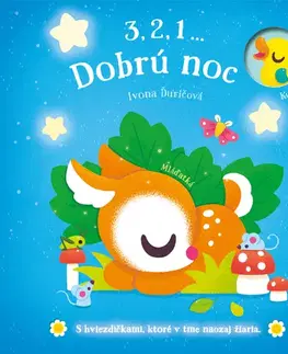 Leporelá, krabičky, puzzle knihy 3,2,1 ... Dobrú noc: Mláďatká - Ivona Ďuričová
