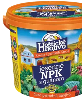 Záhrada Hoštické jesenné NPK s guánom - vedro 4.5kg