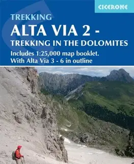 Geografia, mapy, sprievodcovia Alta Via 2 - Trekking in the Dolomites - Gillian Price