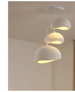 Svietidlá BRILAGI - Luster na lane WABI SABI 3xE27/40W/230V priemer 76 cm biela 422WBL1119