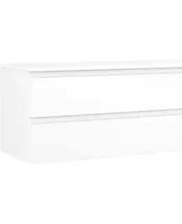 Kúpeľňový nábytok MEXEN/S - Orio kúpeľňová skrinka pod umývadlo 120 cm s doskou, 2 zásuvky, biela mat 91A10-12047-2-BFFC01