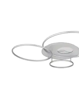 Svietidlá Globo 48466-70ASH-LED St stropné svietidlo INVERTINA 70W/230V Wi-Fi Tuya chróm + diaľkové ovládanie 48466-70ASH