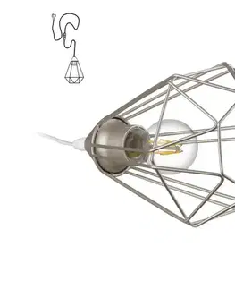 Lampy Eglo 33618 - Stolná lampa do zásuvky TARBES 1xE27/60W/230V 33618