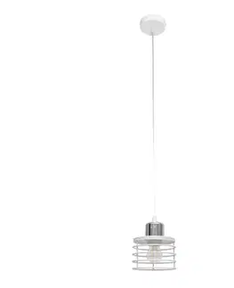 Svietidlá  Luster na lanku EDISON 1xE27/15W/230V W-KM 1366/1 WT+CH